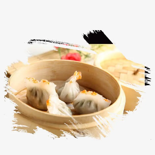 蒸饺素材免抠