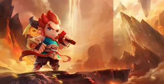 手绘梦幻卡通人物免抠