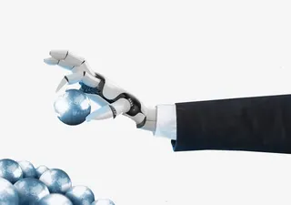 在工作的机械手免抠