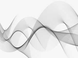 灰色波浪线条免抠