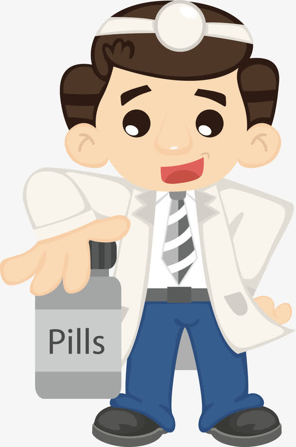 卡通医生人物免抠