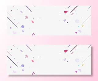 淘宝全屏背景线性图形飘浮素材免抠手绘/卡通卡通元素