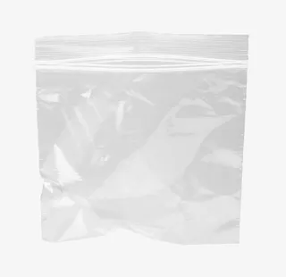 白色塑料封口包装袋免抠