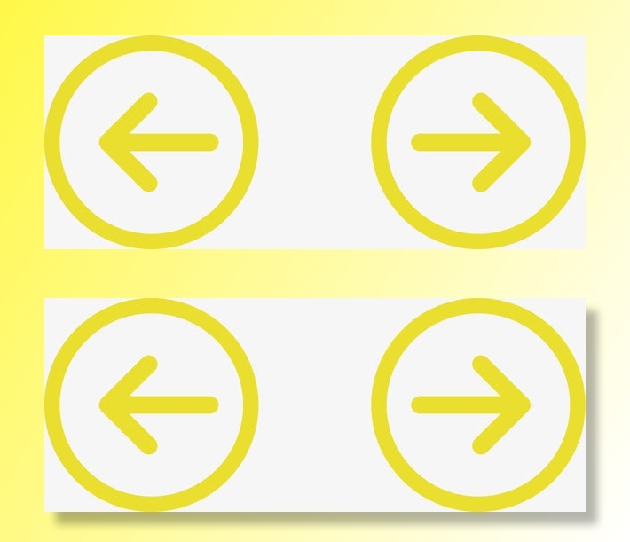 黄色箭头按钮免抠