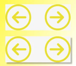 黄色箭头按钮免抠