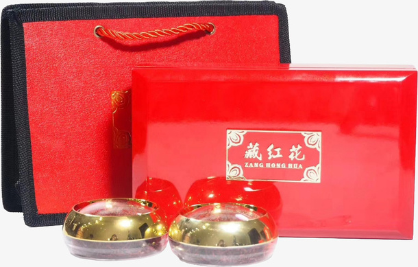 藏红花礼盒装免抠