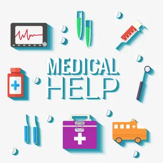 扁平化医疗素材免抠