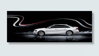 黑色汽车海报背景免抠