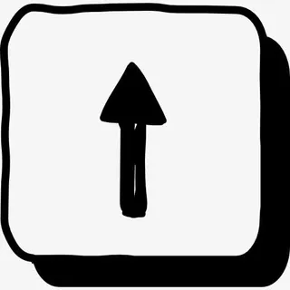 向上箭头图标免抠