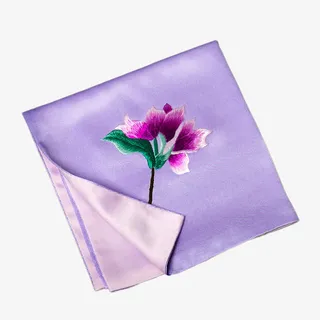 康乃馨刺绣图案手绢免抠