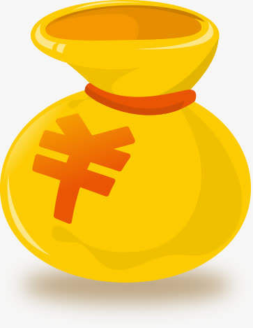 卡通钱袋免抠