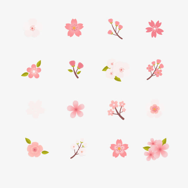 矢量小花朵免抠