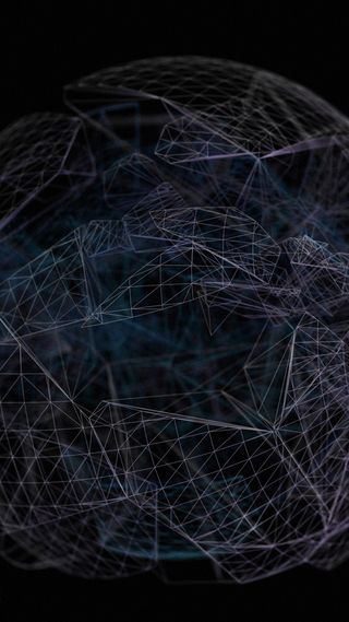 黑白几何H5背景高清