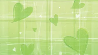绿色爱心背景底纹免抠