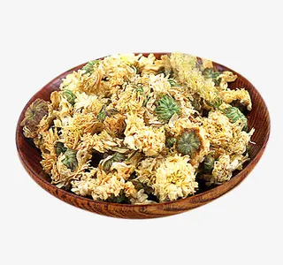 木碗里的贡菊免抠