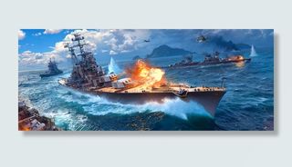 海洋大战海报背景高清