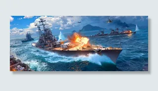 海洋大战海报背景高清