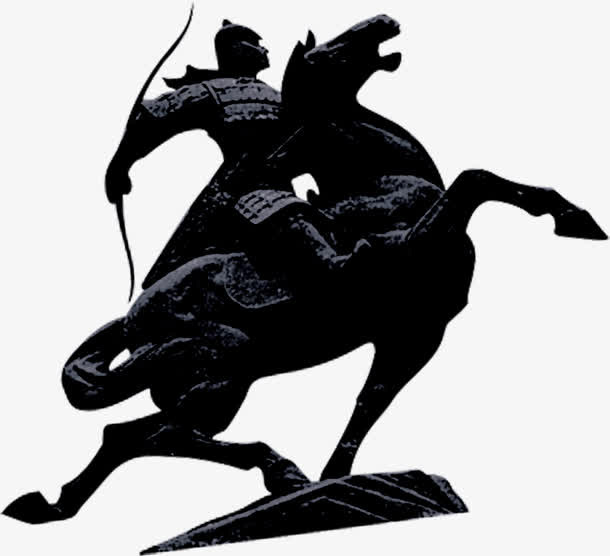 古代将军雕像免抠