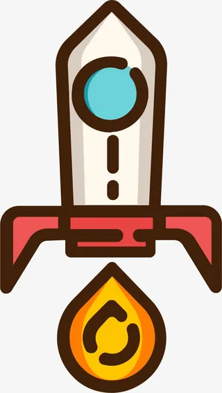 卡通太空舱免抠