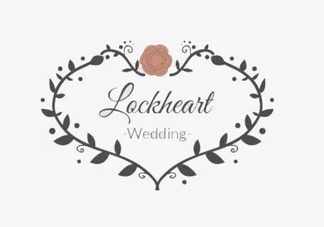 玫瑰的心形状花纹免抠