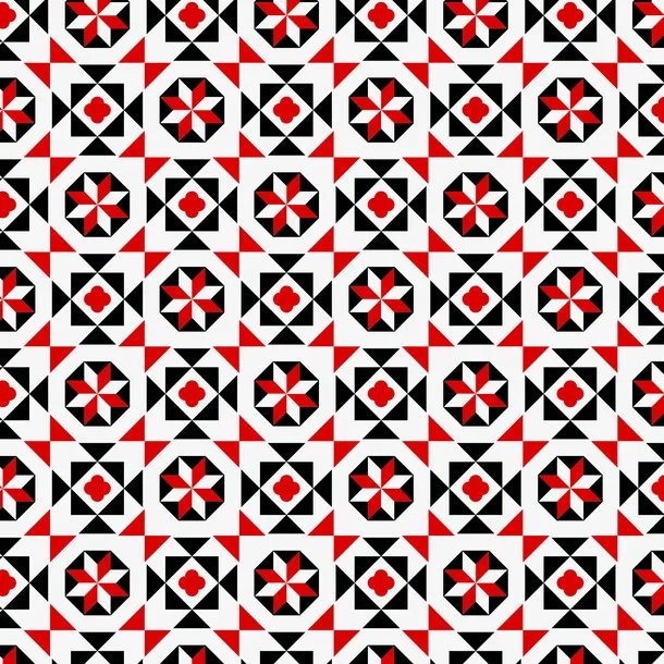 红黑纹理图案免抠