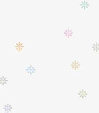 彩色美丽拍漂浮花朵免抠