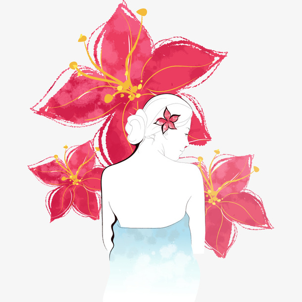 美女免抠