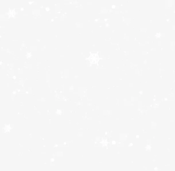 冬季纯洁白色雪子免抠