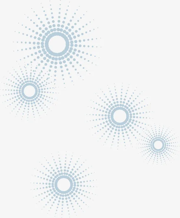 蓝色圆点漂浮免抠