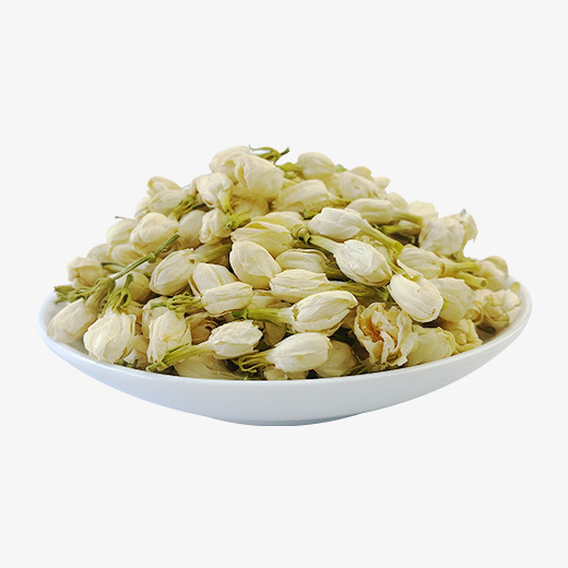 一盘干茉莉花免抠