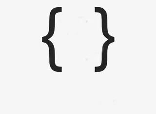 黑色中括号免抠