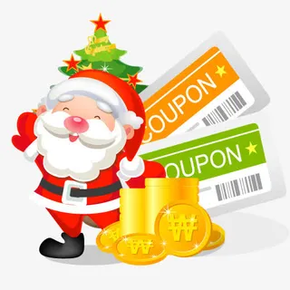 圣诞节优惠券图标免抠