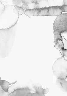 水彩水墨画边框免抠图免抠