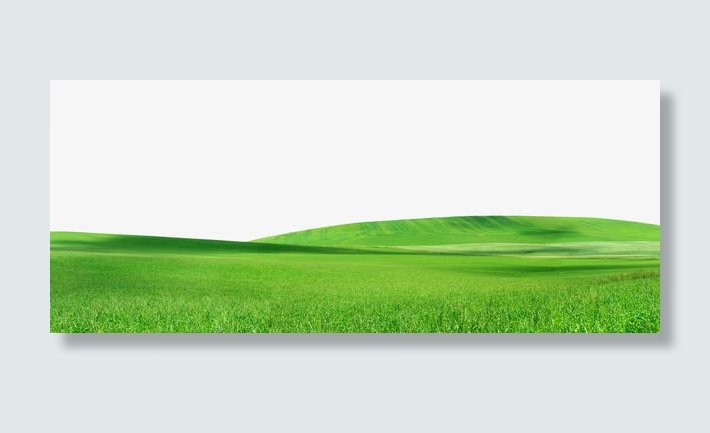 绿色环保地平面免抠