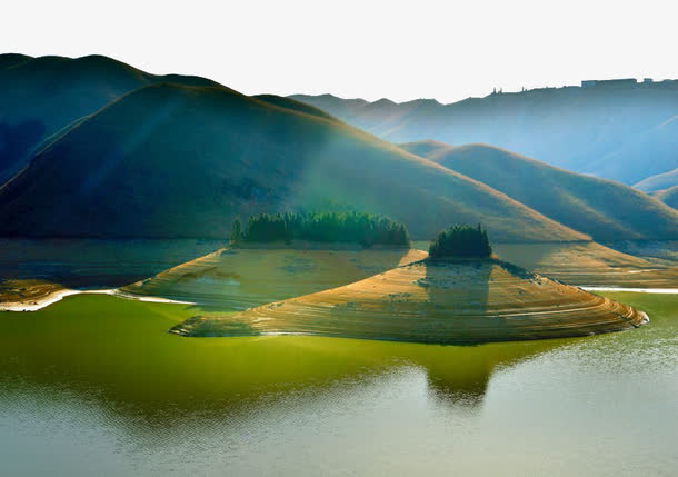 广西全州天湖风景免抠