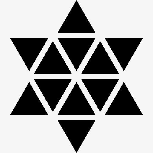 多角星六点图标免抠图标元素
