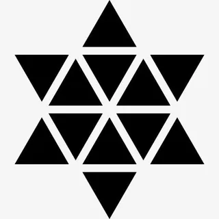 多角星六点图标免抠图标元素