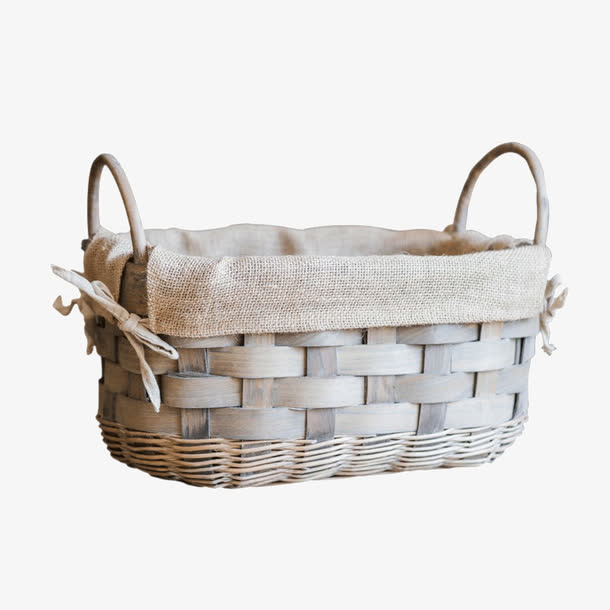 木片收纳筐篮子免抠