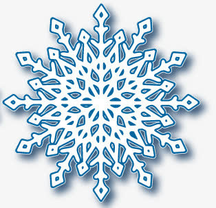 浪漫雪花免抠