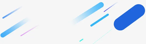 双十一活动海报线条蓝色效果免抠