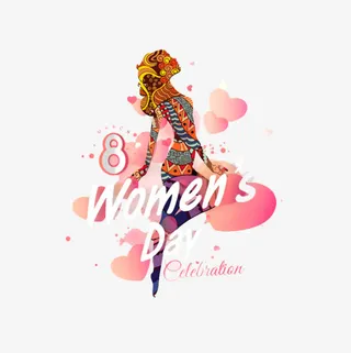 抽象女人形象免抠