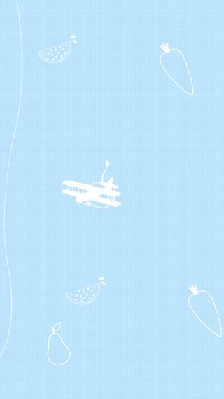 卡通蓝色背景H5背景素材高清