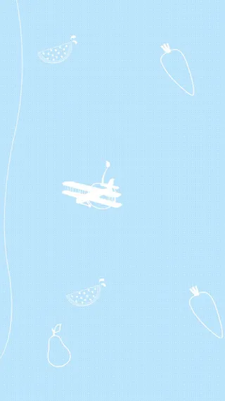 卡通蓝色背景H5背景素材高清