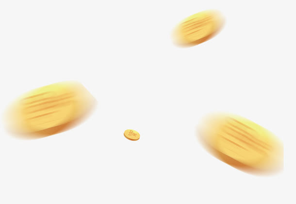 漂浮金币免抠