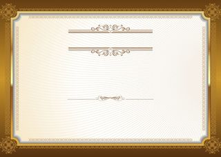 外国证书花边边框背景高清