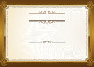 外国证书花边边框背景高清