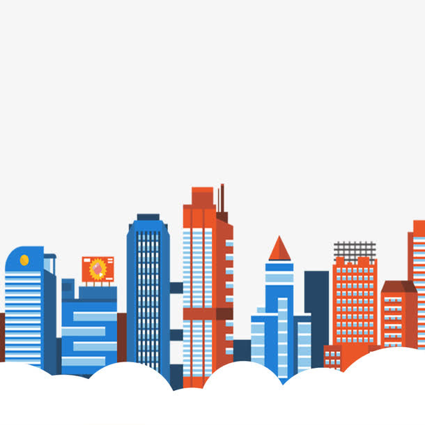 城市建筑免抠