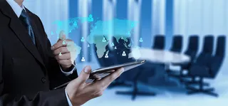 科技商务触屏背景banner高清