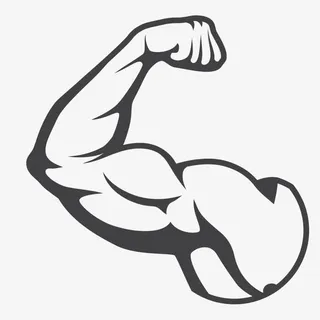 手绘男士肌肉免抠