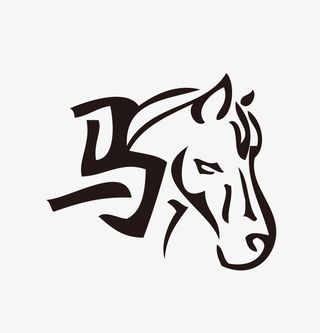 卡通手绘装饰十二生肖简笔画头像免抠